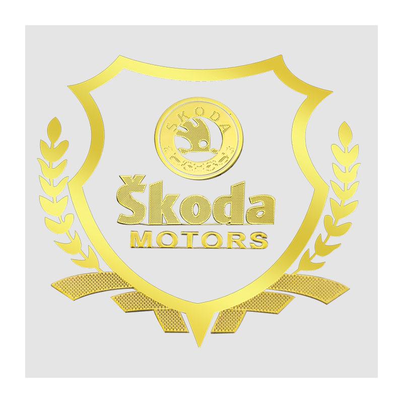 

Car Badge Body Side Metal 3D Emblem Ears of Wheat Sticker Decal Auto Exterior Accessories For Skoda Octavia MK2 MK3 2 3 A7 Fabia Karoq Rapid Kamiq