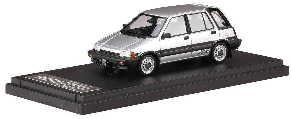 MARK43 Honda CIVIC SHUTTLE 4WD J 1984 Silber Fertigprodukt 1/43 (AR)