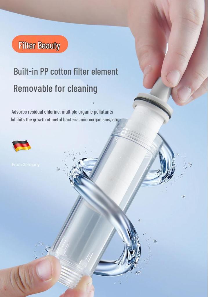 Portable Handheld Baby Shower Filter for Home and Travel