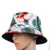 Versatile Style Hat Flower Print Womens Sunshade Hatscaps Fishermans