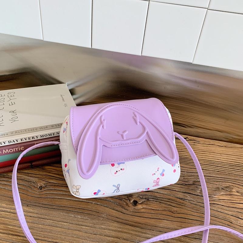 Korean Style Autumn/Winter Children's Cute Rabbit Crossbody Bag, Large Capacity