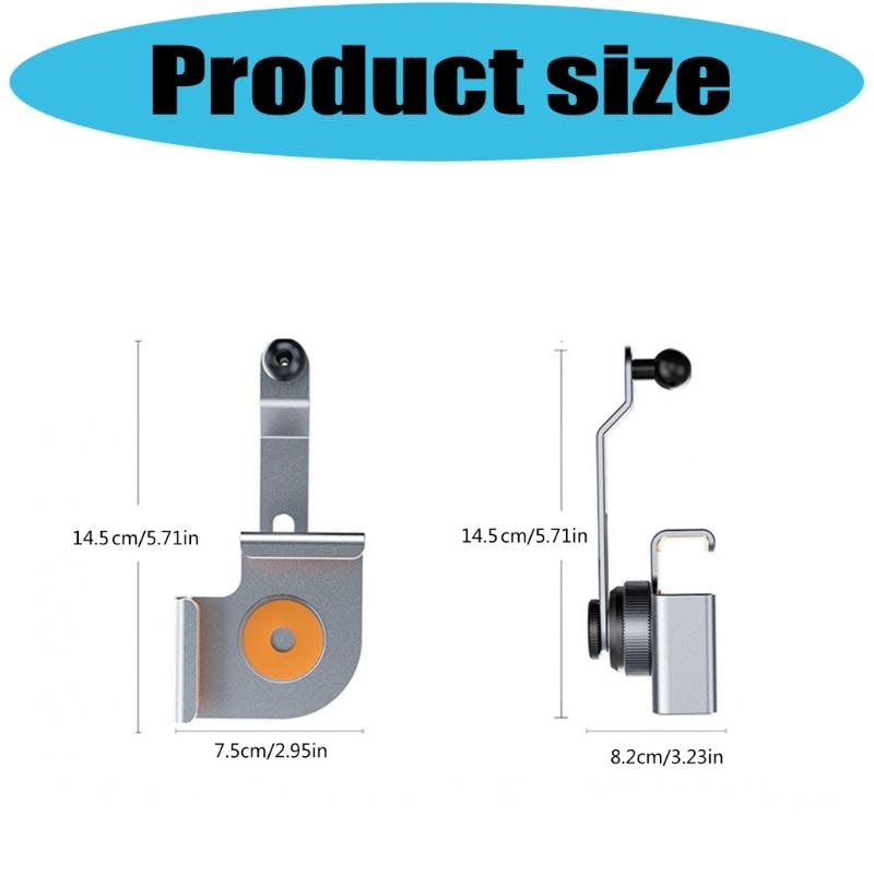 Phone Stand Car Display Screen Phone Holder Base Center Console Screen Side Navigation Phone Mount