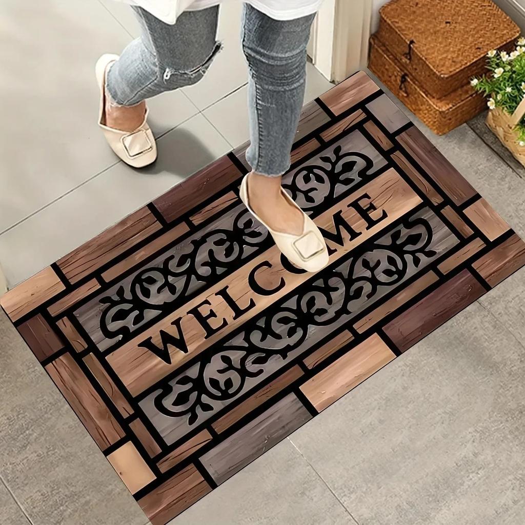 1 Stück Niedliche Hunde HD Gedruckte Fußmatten Dekor Küchenteppiche Rutschfest Wohnzimmerteppiche Badematte Teppich für Zuhause Spüle Wäsche Dekor