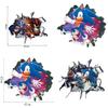 Sonic The Hedgehog Muursticker Cartoon Decor Voor Kinderkamer Muurkunst