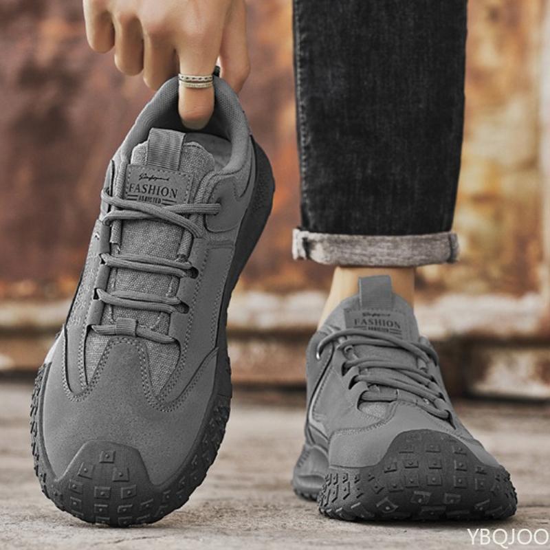 Fashion Men's Shoes Spring Summer New Breathable Shoes Men's Anti Slip Wear-resistant Simple Comfortable Sports Shoes