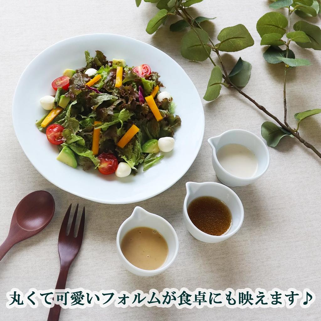 Functional Living Stylish White Porcelain Sauce Dishes in Arita Set of 3 Goods. [Made Japan, Ware]