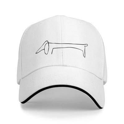 Moda Unisex Picasso'nun Dachsund Beyzbol Şapkası Yetişkin Sosis Wiener Porsuk Köpek Ayarlanabilir Baba Şapka Kadın Unisex Hip Hop