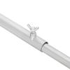 Flat Tarpaulin Bracket for Trailers Silver 102 155 cm Aluminum