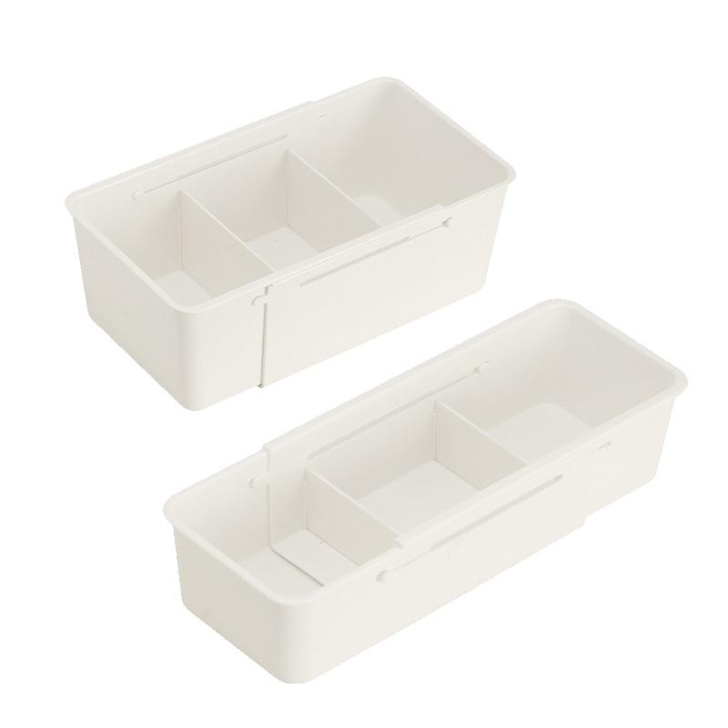 The Retractable Box Is A Kitchen Storage Box for Separating Cosmetics and Organizing Cabinets