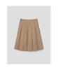 8seconds Pleated Midi Skirt Beige