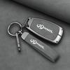 Zinc Alloy Genuine Leather Auto Key Fob Case Cover Keyring Bag Fit For Baic X7 Bj40 Senova D50 D70 X55 X65 Eu5 Eu7 Remote Protector Key Ring Mount