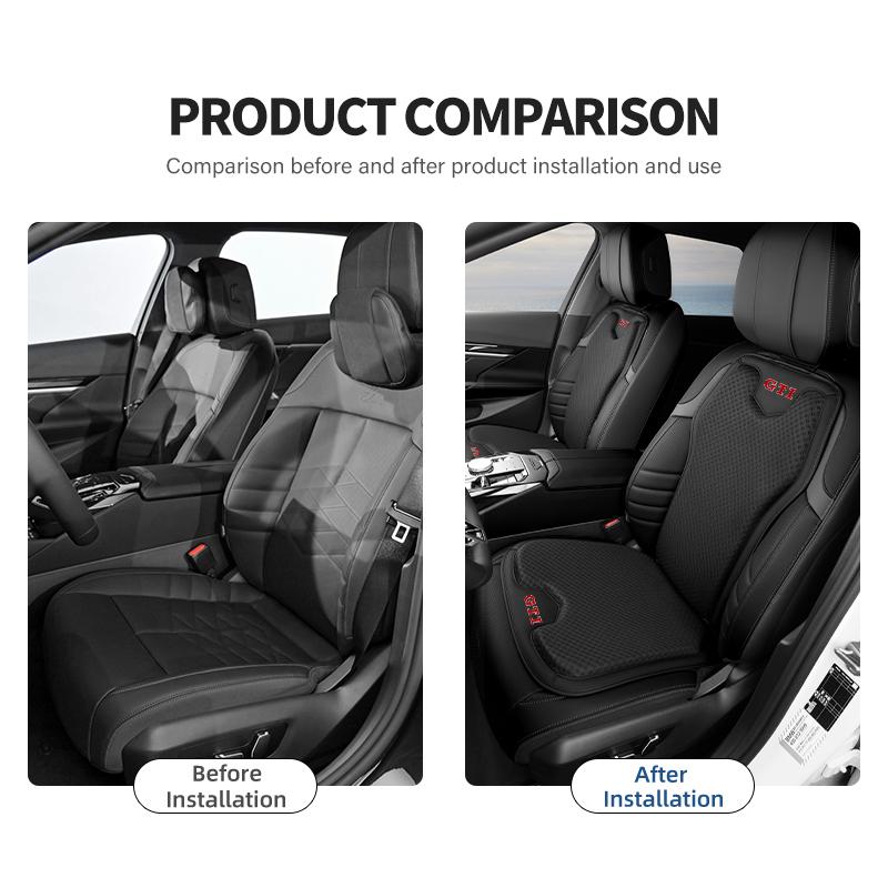 Square Car Seat Cushion Breathable Protector Mat Cover Pad For Volkswagen VW Passat B5 B5.5 2000- 2007 2008 2009 2010 Touareg  xzs7