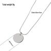 Stainless Steel Snake Bone Chain Necklace - Minimalist European and American Design, Perfect for Festivals or as a Gift