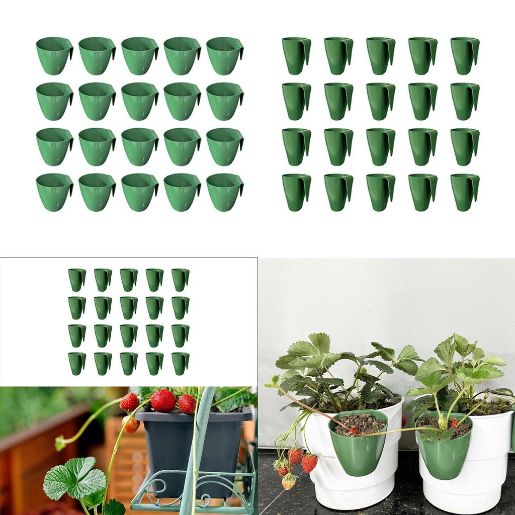 20 Pcs Strawberry Propagation Seedling Pots, Multipurpose for Transplanting, , Accessories, Side