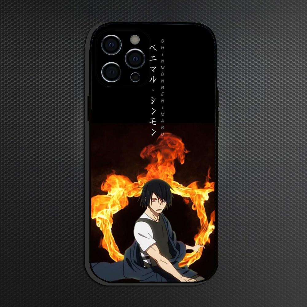 Benimaru Shinmon F-Fire F-Force Phone Case For iPhone 16,15,14,13,12,11 Plus,Pro Max, Soft Silicone Black Cover