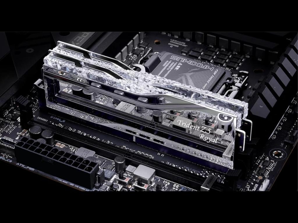 DDR5 Speicher 32GB Kit x mit OVERCLOCK WORKS Exklusiv-Bonus-Aufkleber für Trident Z5 ROYAL RGB G.Skill DDR5-7600 (2 16 GB) F5-7600J3646G16GX2-TR5S