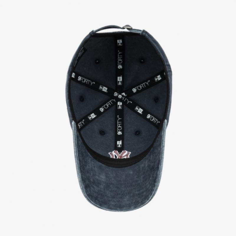 New Era Mlb New York Yankees Pigmentowe Pranie Bez Struktury Czapka z Daszkiem Granatowy