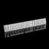MEA4   3D ABS Mercedes Benz Logo Car Body Side Badge Body Rear Trunk Sticker For Mercedes Benz B/C/E/S Class A Class C200L GLC GLK CLA