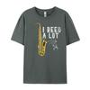 I Reed A Lot Funny Saxophonist Gift Jazz Music Saxophone Designer T Shirt Designer Clothes Men Easter Sunday
