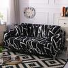 Geometrische elastische bankhoes voor woonkamer Moderne sectionele bank hoes bankhoes stoelbeschermer