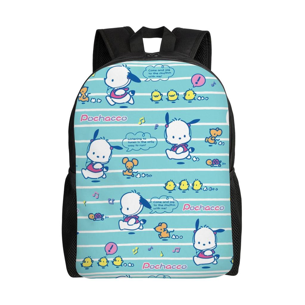 P-Pochaccoes Backpacks for Women Men School College Student Bookbag Fits 15 Inch Laptop Dog Cartoon Bags