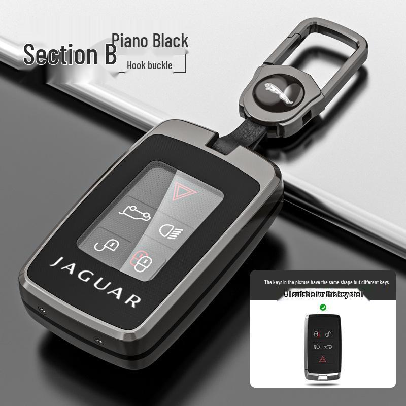 

High-End Jaguar Key Case for XEL, XFL, F-Pace, XJL, XF, XE, and F-Type Models Standard