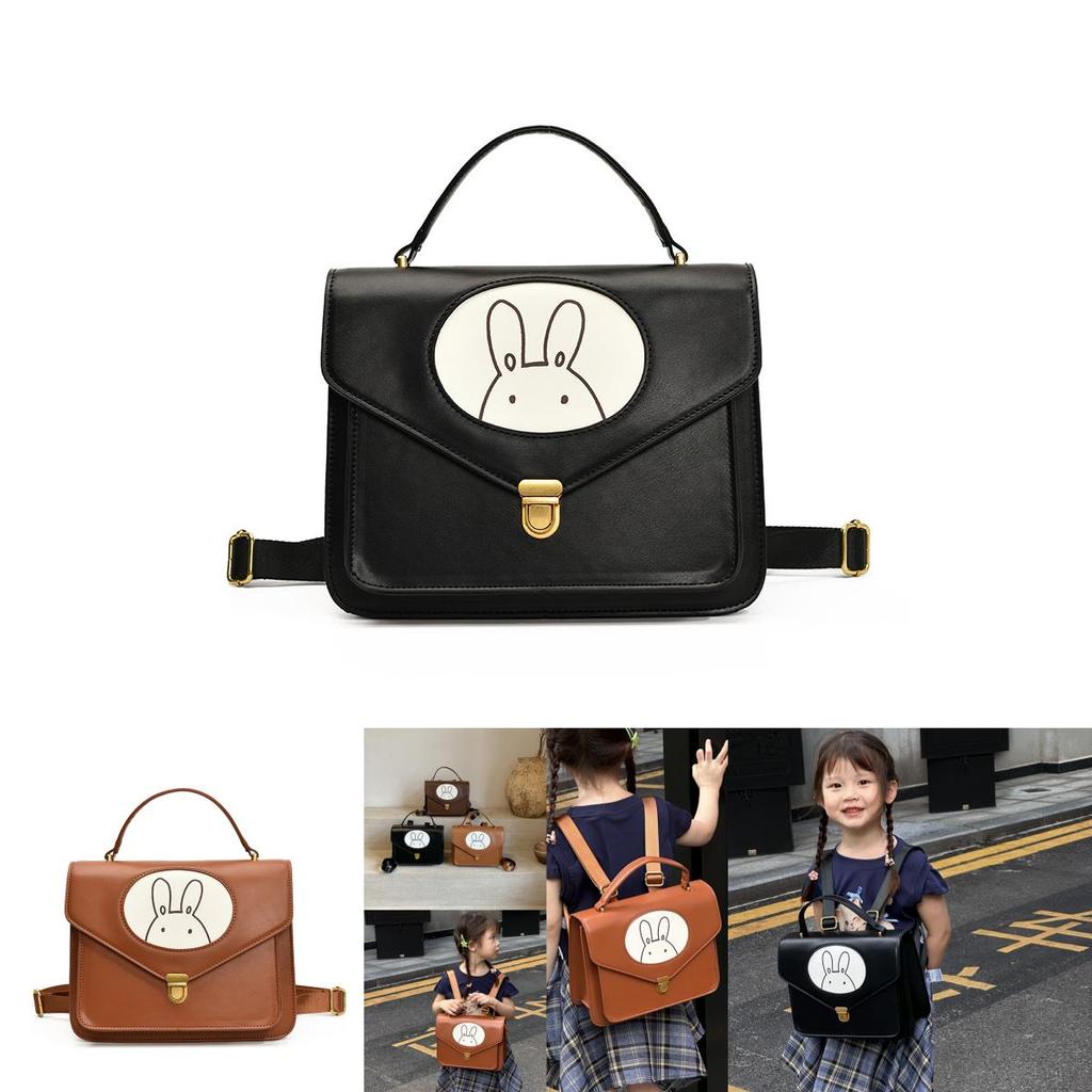 Kids Cartoon Backpack For Toddlers Girls Boys Pu Cute School Bag With Adjustable Straps