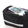 Bike Handlebar Bag Insulated Cooler Front Basket, Waterproof Cycling Pouch with Reflective Strip & Pocket, MTB Bicycle Accessories