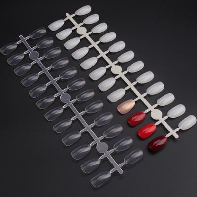 240Pcs/Pack Nail Art Polish Color Card Novice Practice Sample Fake Tips Display
