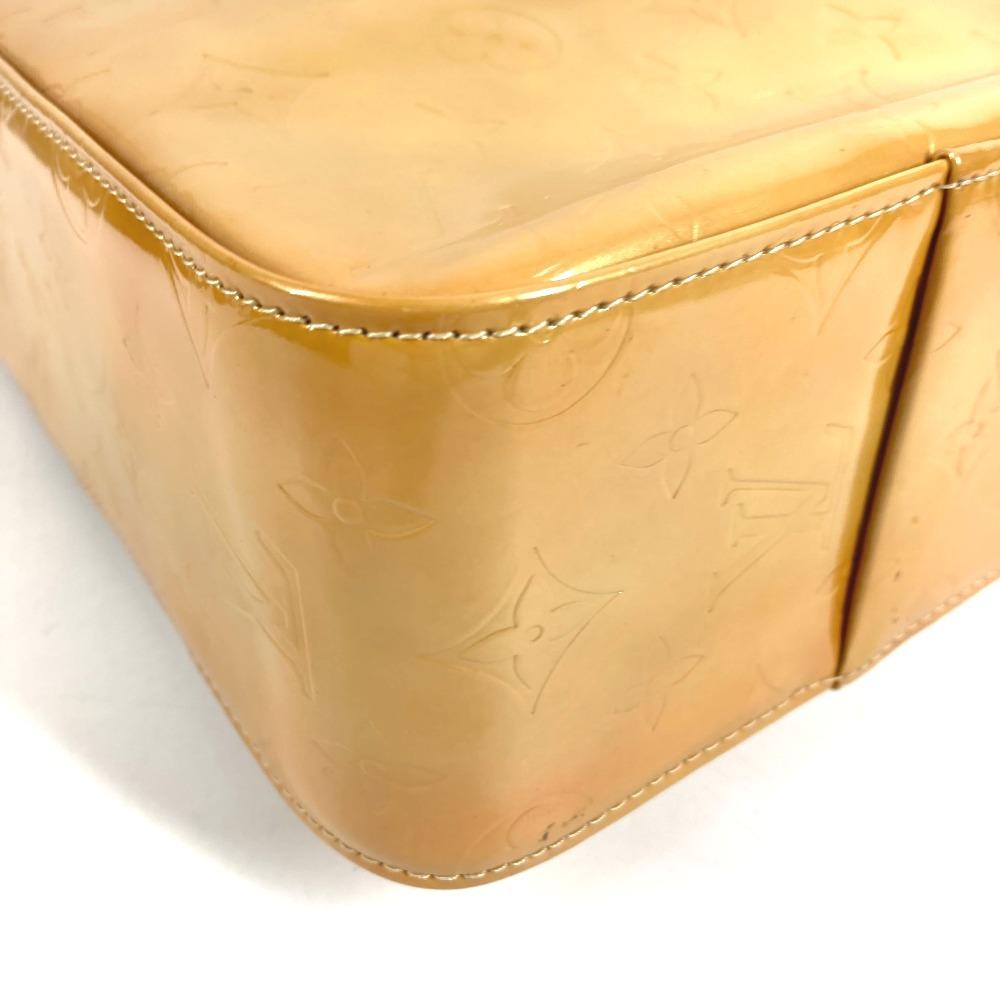 Louis Vuitton M91023 MonogramVernis Columbus Tote Bag Shoulder bag Beige