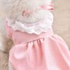 Soft Dog Lace Skirt Pretty Puppy Wedding Skirt Easy To Wear Cute Puppy Clothes  Cat Accessories