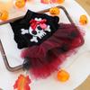 Autumn Winter Halloween Pet Costumes Cute Pumpkin Dress for Dogs Cats Casual Apparel Warm Funny Holiday Party Outfit