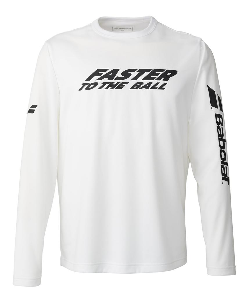 Babolat Tennis Wear Unisex PURE LONG SLEEVE SHIRT Long Sleeve Shirt BUP5503 2025SS