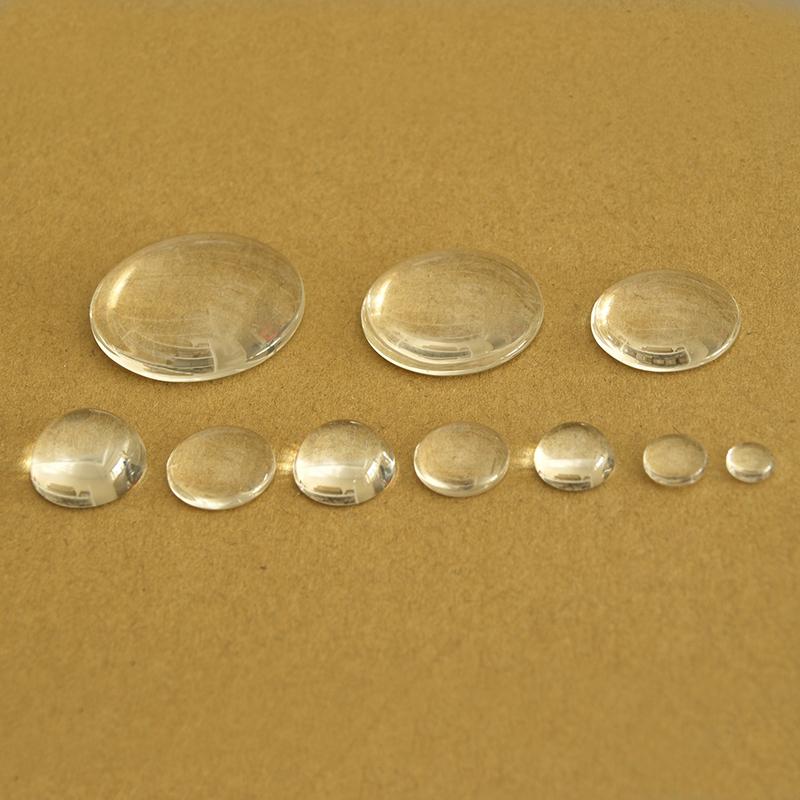 Diameter  6mm~40mm High power LED lens No Edge glass Plano convex lens Condenser  Stage lens