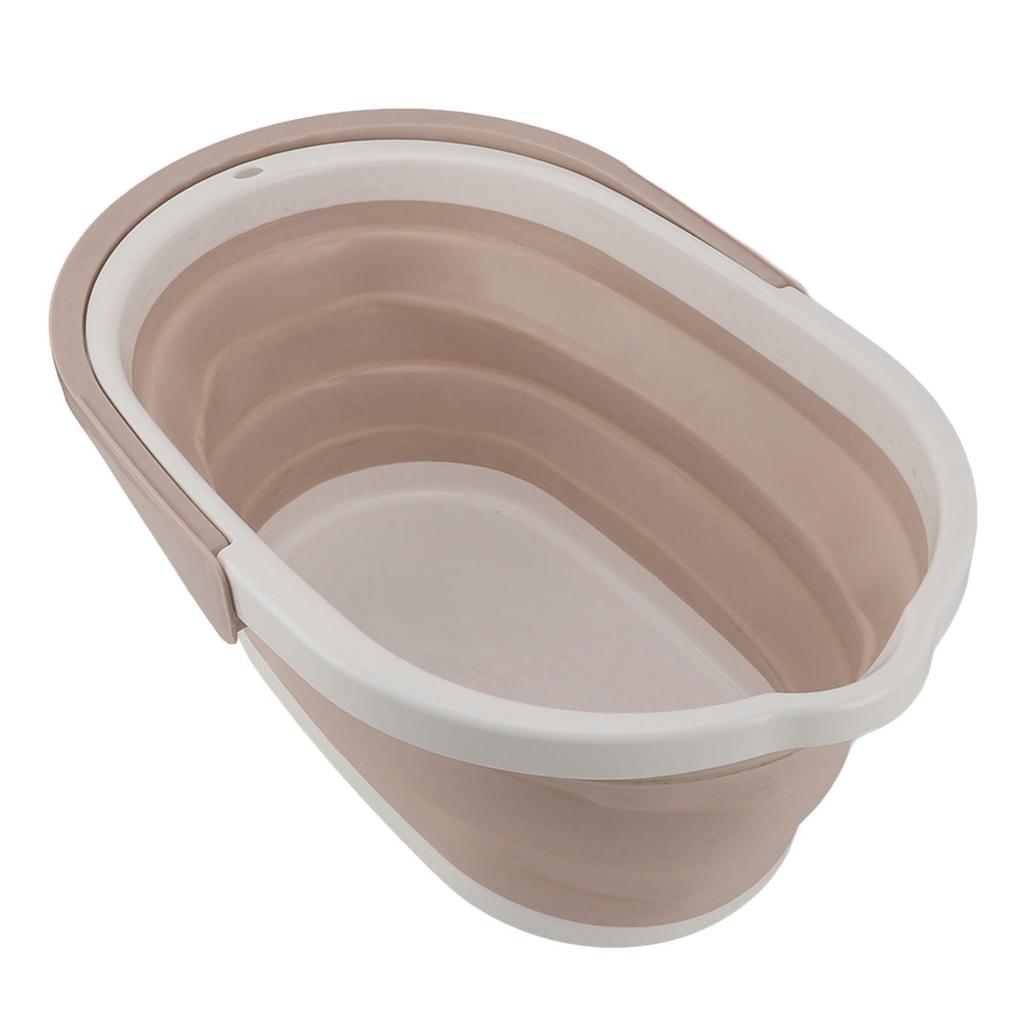 Collapsible Mop Bucket Sturdy PP Large Capacity Portable Handle Multifunction Car Wash Bucket for Home Bathroom Patio