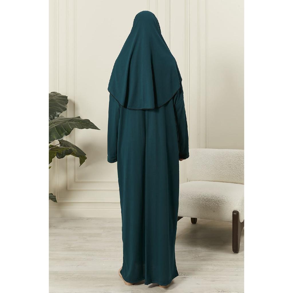 100% Cotton Combed Prayer Dress With Headscarf