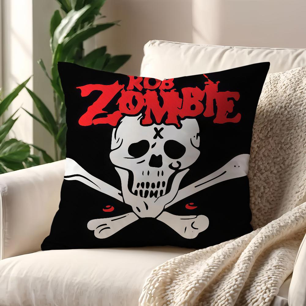 Singer RRob ZZombieS Cushion Cover For Pillow Printing Sofa Decoration Home Car Room Coffee Shop Office Nordic Simplicity