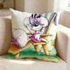 Cute Cartoon Mouse DDiddlina  Pillow Case Square DoubleSided Sofa Cushion Cover Bedroom Bedside Pillow