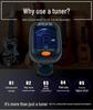 Multifunctional Electronic Tuner for Guitar, Violin, and Ukulele with Twelve Equal Temperament