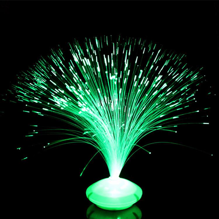 Romantic Luminous Fiber Optic Flower Toy, Colorful Flashing Baby's Breath, Perfect for Night Markets.