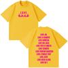 Rapper Jul Fashion Print T Shirt Unisex Unisex Harajuku Tshirt Summer Casual Cotton Short Sleeve Oversized Aesthetics Tshirts