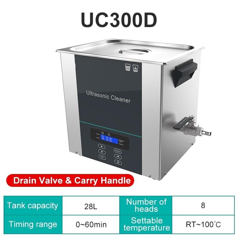 220V Industrial Glasses Jewelry Dental Cleaning Machine Lab Equipment Portable Digital Display Heating Ultrasonic Cleaner