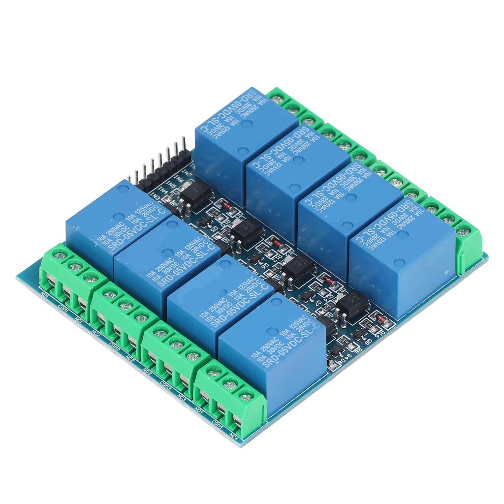 8-Kanal-Relaismodul Optokoppler-Isolation Relaisplatine Onboard EL817 Optokoppler 5V 10A