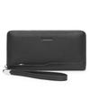 Herren Handtasche, Echtes Leder, Große Clutch, Multi-Kartenfächer, Reißverschluss Umschlagtasche, Handgeldbörse