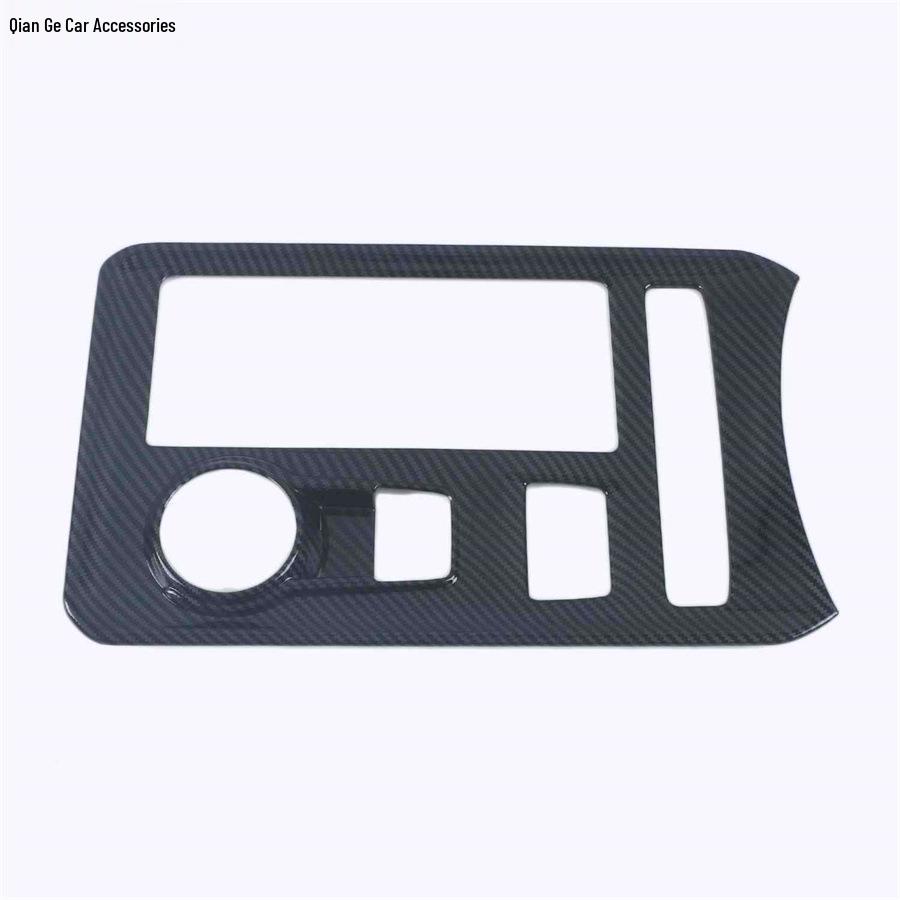 Carbon Fiber Texture Interior Mod Kit for Ford Edge 2020: Door Bowl, Glass Switch, Steering Wheel, Glove Box