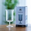 INF06 CRISON Striped Crystal Glass cup/Long Drink Cocktail glass/HIGHBALL GLASS/mixologist 345ml