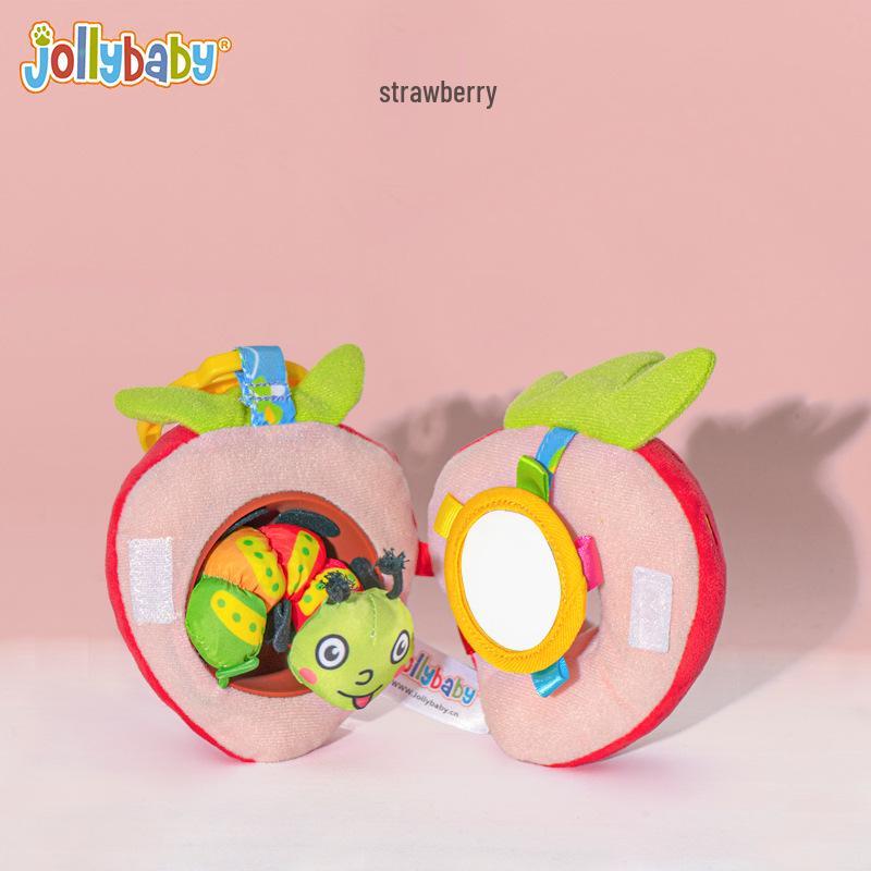 

Развивающая подвеска-гусеница JollyBaby для коляски с фруктами – Раннее обучение и успокаивающая мобильная игрушка для кроватки