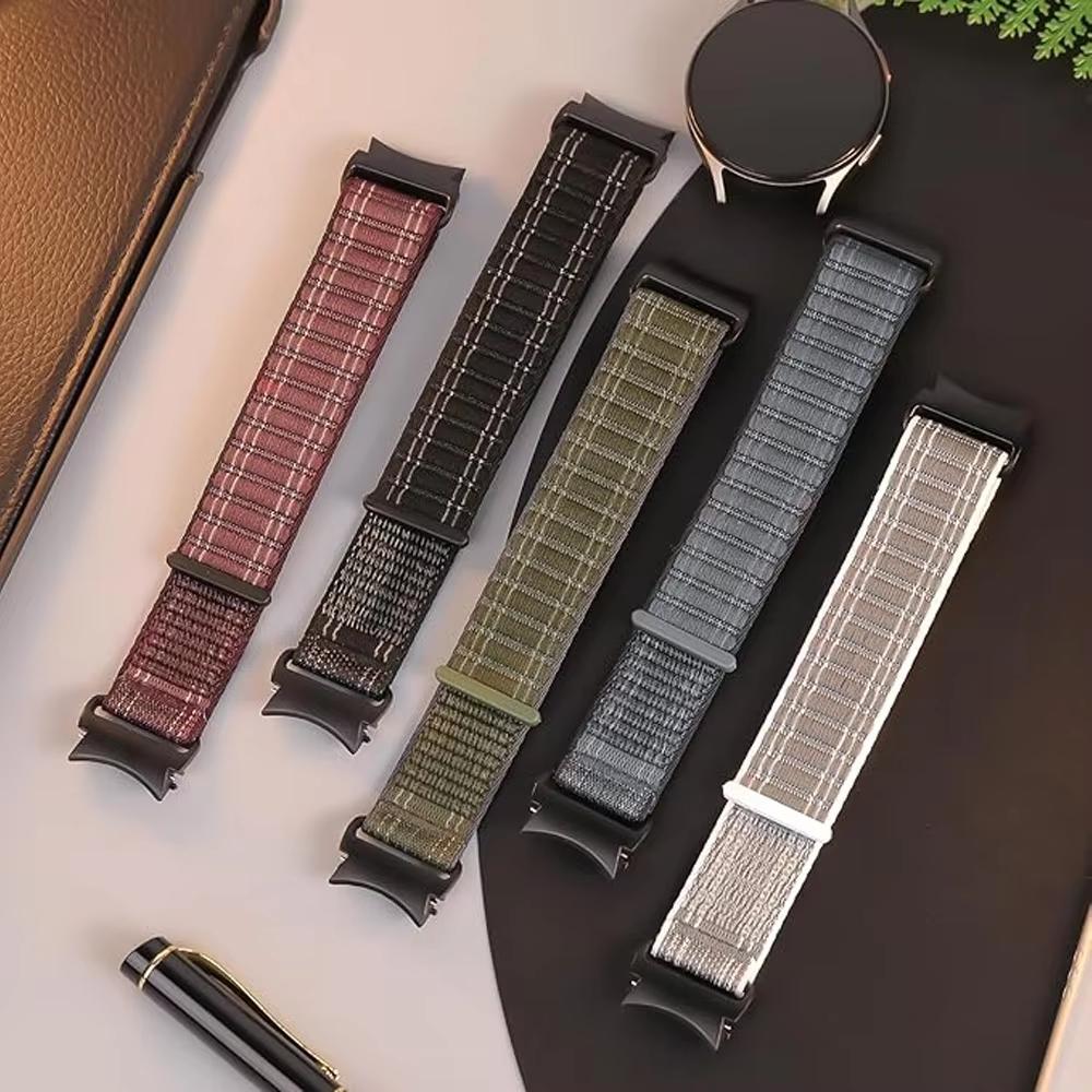 No Gaps Strap For Samsung Galaxy Watch 7 6 5 4 44mm 40mm/5 Pro Bracelet Correa Galaxy Watch6 Watch4 Classic 47 Nylon Loop Band