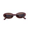 Damen Reise personalisierte Sonnenbrille kleiner Rahmen ovaler Sonnenschutz Brillendesigner
