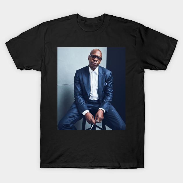 

Men Black Print T-shirt Dave Chappelle Comedy Without A Pause No-Cut Transfer Paper Print Cotton Tshirt XL чорний